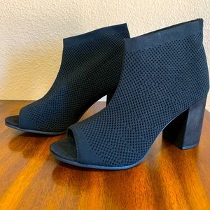 Seven Dials peep toe booties